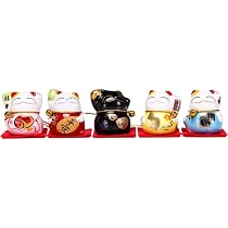 Amazon.co.jp: 幸運招き猫 縁起物 陶器 オブジェ 昭和レトロ 超 Amazon.co.jp: 幸運招き猫 縁起物 陶器 オブジェ 昭和レトロ 超